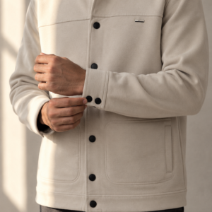 The Form Overshirt — Stone